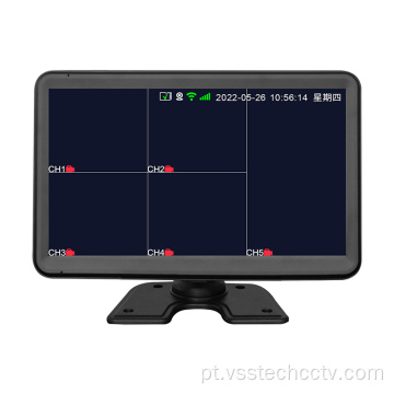 4G Monitor DVR de áudio/vídeo de 5 canais